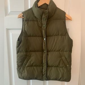 JCrew puff vest
